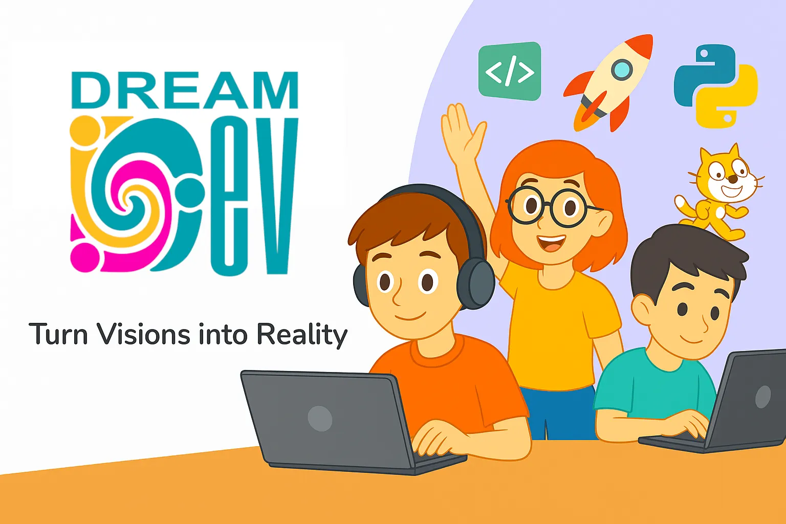 Turn Visions into Reality — ученики DreamDev за созданием проектов